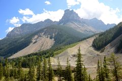 16 Cathedral Mountain and Cathedral Crags From Spiral Tunnels On Trans-Canada Highway In Yoho.jpg